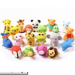 Lsushine 20 Animal Collectible Set of Random Adorable Animals Erasers Best for Kids Fun and Games  B01GCJQQH8